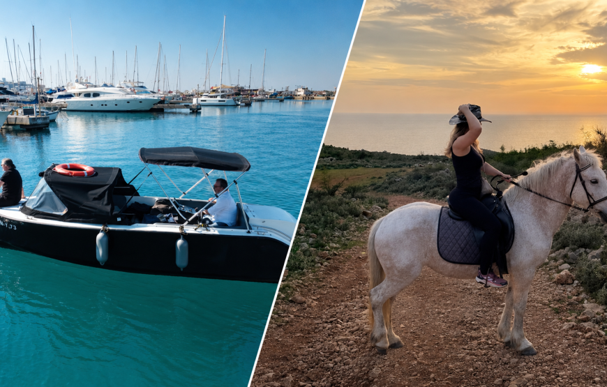 Pferdereiten & Bootstour/Angeln Montenegro | Tagespaket Berge & Meer