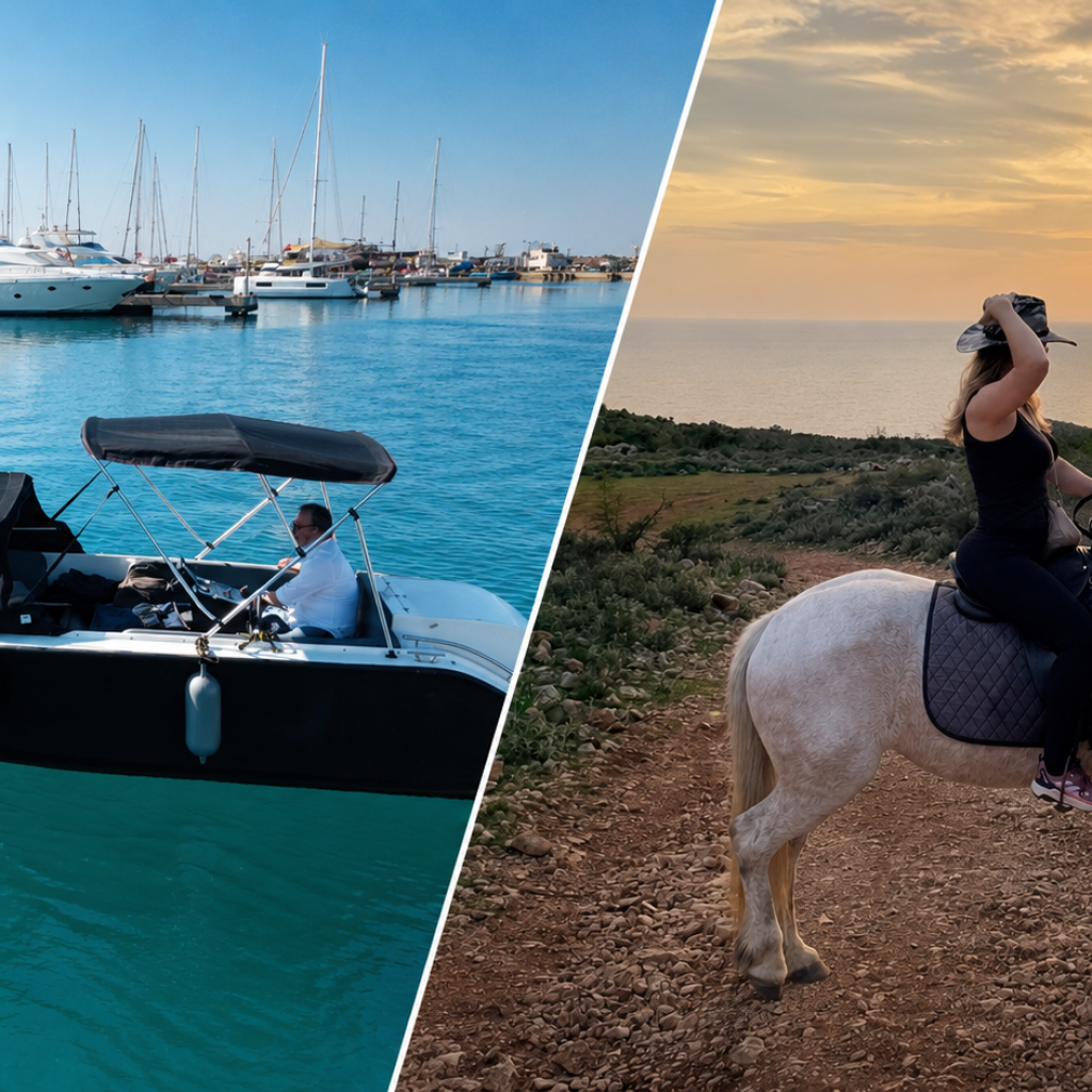 Pferdereiten & Bootstour/Angeln Montenegro | Tagespaket Berge & Meer