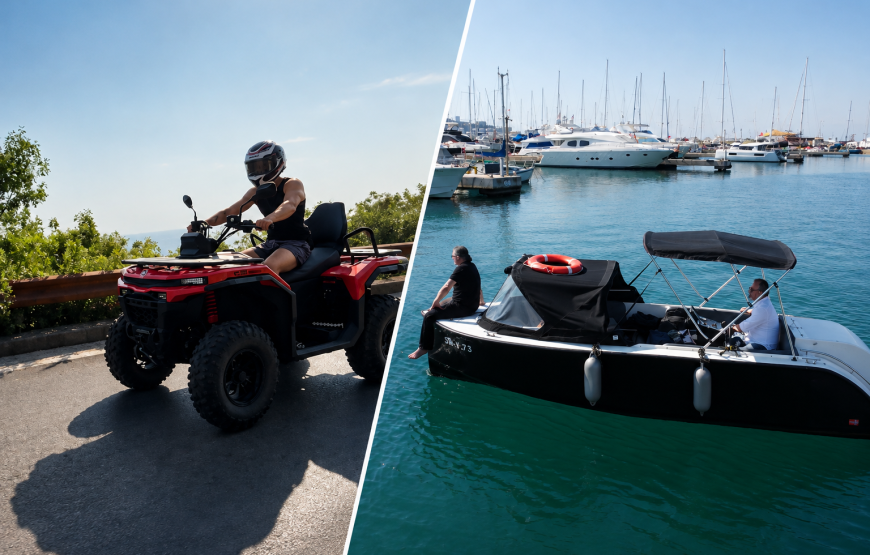 2 Tägige Adria Experience – Montenegro | Quad & private Bootstour/Angeln