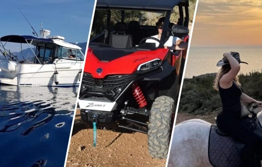 Buggy, Bootstour (oder auch Angeln) & Pferdereiten Montenegro | 3-Tage Abenteuerpaket Berge & Meer