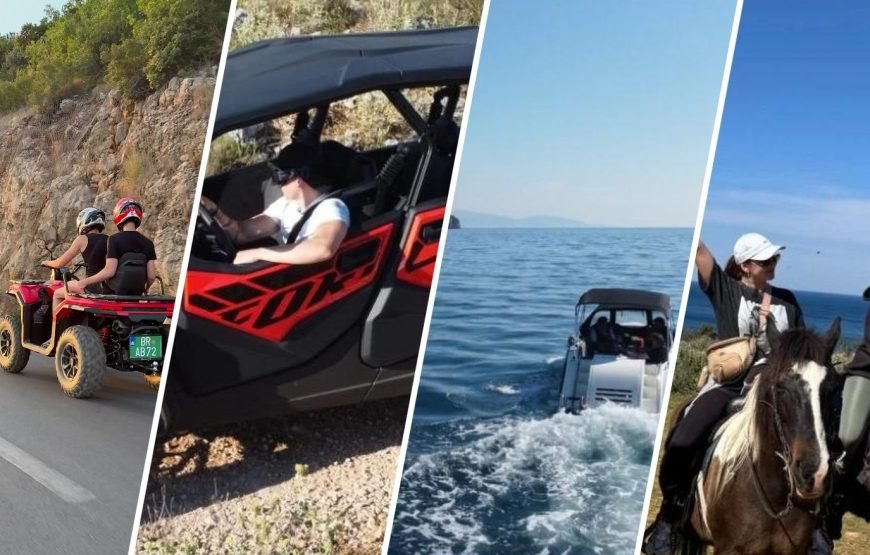 Quad, Buggy, Bootstour/Angeln & Pferdereiten Montenegro | 4er Komplettpaket Berge & Meer